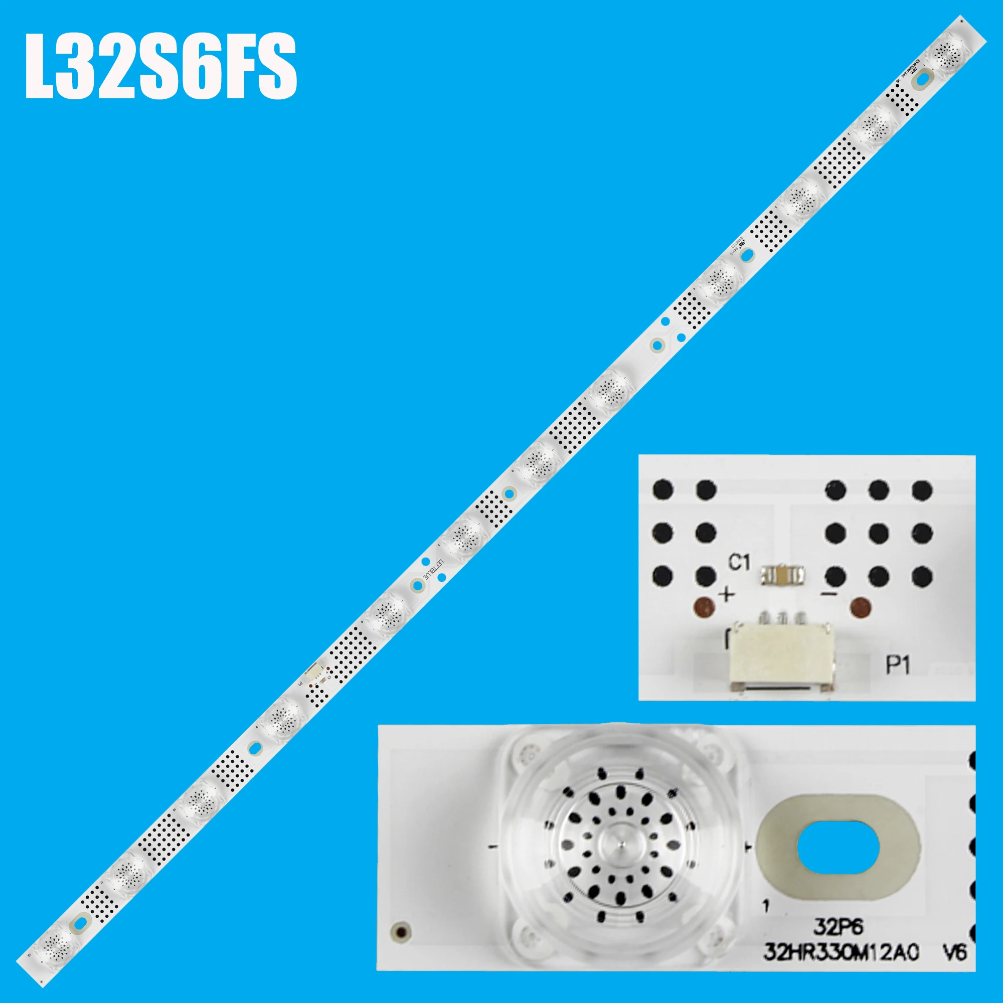 

1/5/10 комплекты светодиодной ленты подсветки для 32DS520 32ES586 L32S6FS 32P6 32s615 32P6H 32ES580 32HR330M12A0 V3 4C-LB3212-HR01J