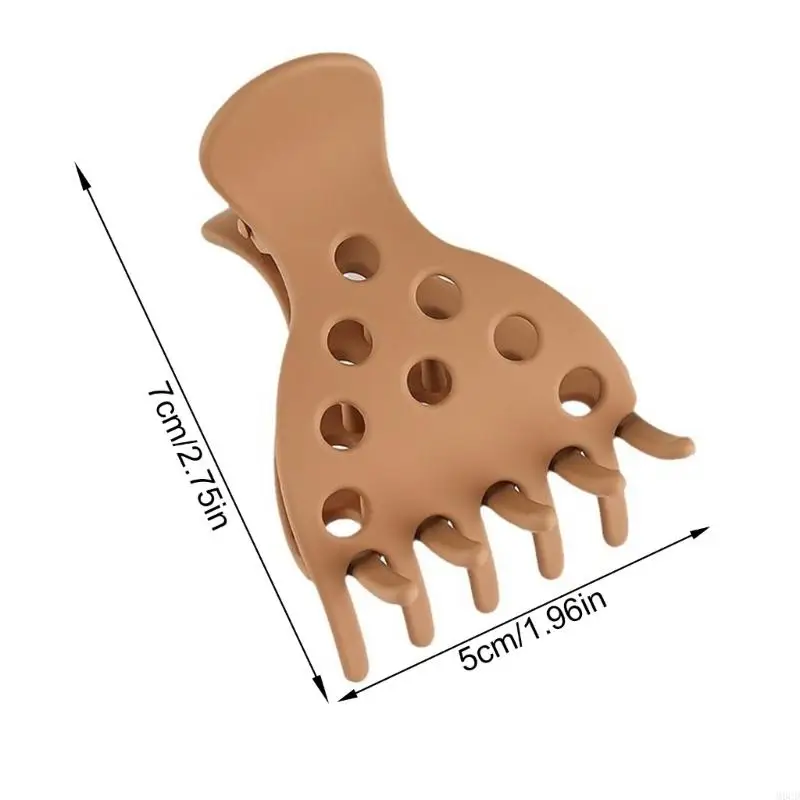 M6CD 7 PCS فريدة من نوعها Shark Hair Clip مجموعة مصفرة الشعر البلاستيكية لمحاسبة رفع ملعب تجعيد الشعر الأزياء تصفيف الشعر