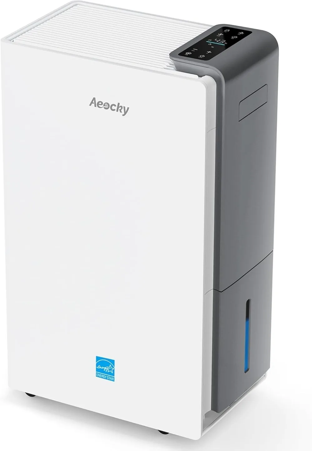 

4500 Sq.Ft Most Efficient Energy Star 2024 Dehumidifier,AEOCKY 52 Pint/Day Smart Compressor Dehumidifier with Drain Hose