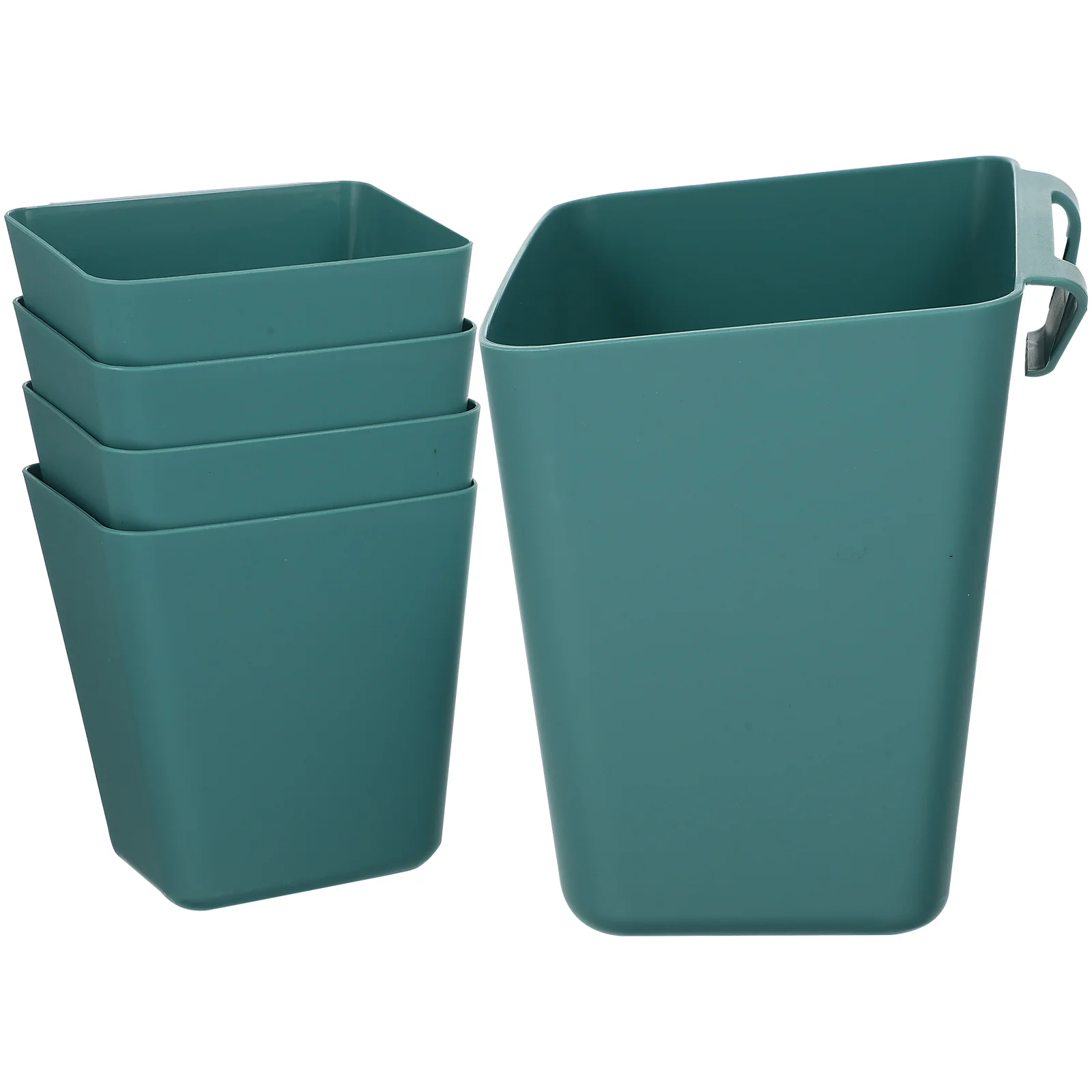 

5Pcs Hanging Plastic Storage Basket Premium Quality Stable Rust-Proof Kitchen Bathroom Sundries Organizer Hanging Plastic Box