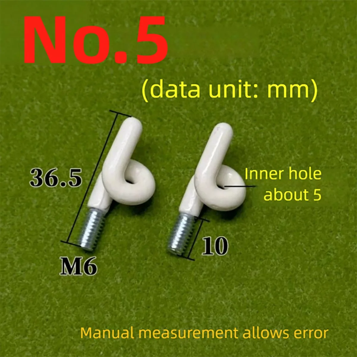 Alumina Ceramic Yarn Guide Hook, Wear-Resistant Textile Machine Spare Parts, Pig Tail Wire Guide for Knitting Winding Machine