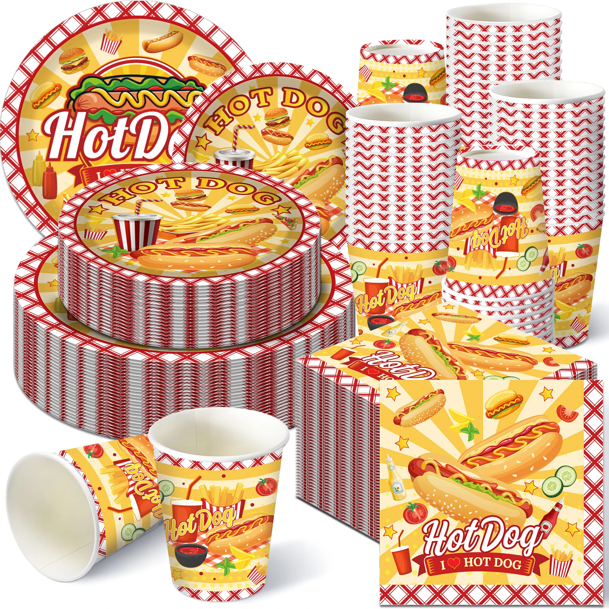 Baby Food Dogs - BBQ Hot Dog Fast Food Birthday