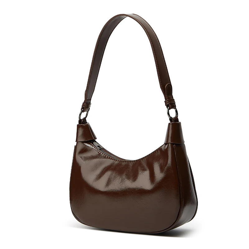 La Versátil, Sencilla y Elegante Bolsa Media Luna es Perfecta para Llevar al Hombro o Cruzada para Fiestas, Viajes, Salidas y Compras