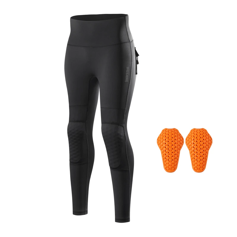 

WOSAWE Winter Motorcycle Pants Women Off-road Motocross Racing Pants Motorbike Riding Trousers With Knee Pads