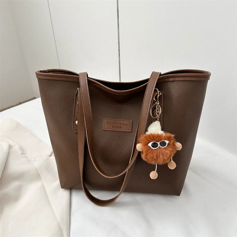 Women\'s Large Capacity Tote Bag single Shoulder Bag Handheld 2024 New Popular Korean Style Fashion Retro Commuter High Quality