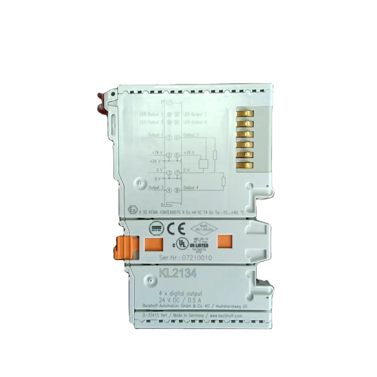 

100% New Original Plc Programmable Controller Module KL2134 Authentic