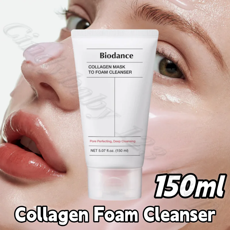 

Collagen Foam Cleanser Moisturizing and firming Gentle Cleansing Shrinking Pores Not Tight Moisturizing Facial Cleanser 150ml