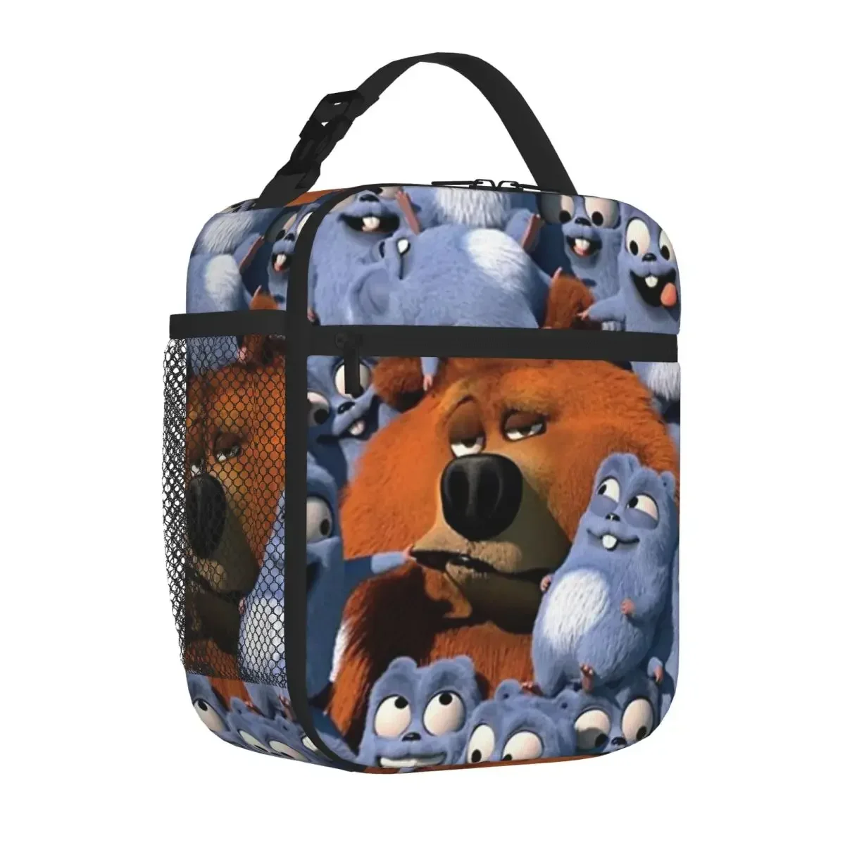 Grizzy and the Lemmings Insulated Lunch Bags Thermal Bag Cooler Thermal Lunch Box Picnic Food Tote Bags for Woman Student Travel