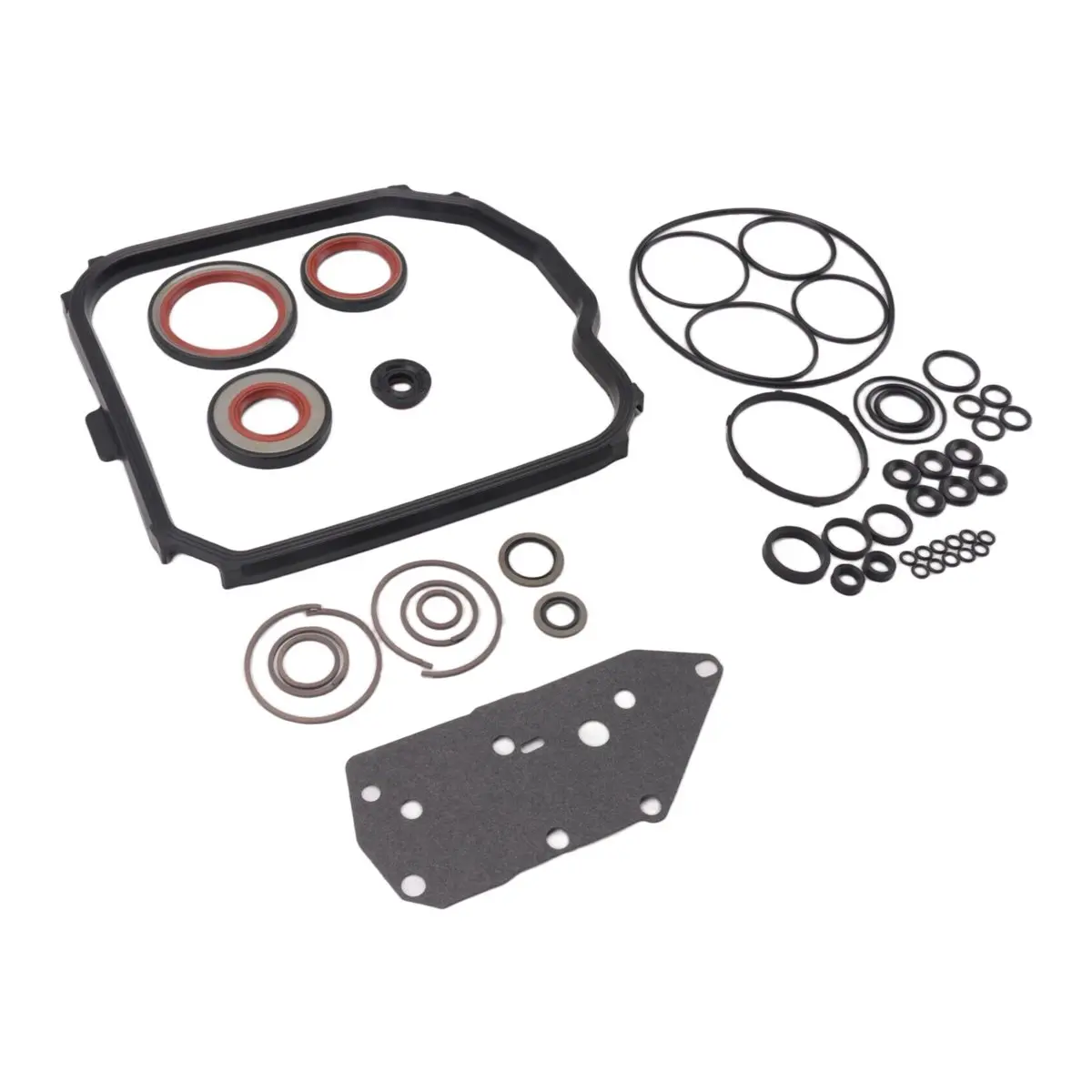 #37X Gearbox Repair Kit,K155900A 155400 DPO AL4 Auto Transmission Master Overhaul Repair Kits (Black)