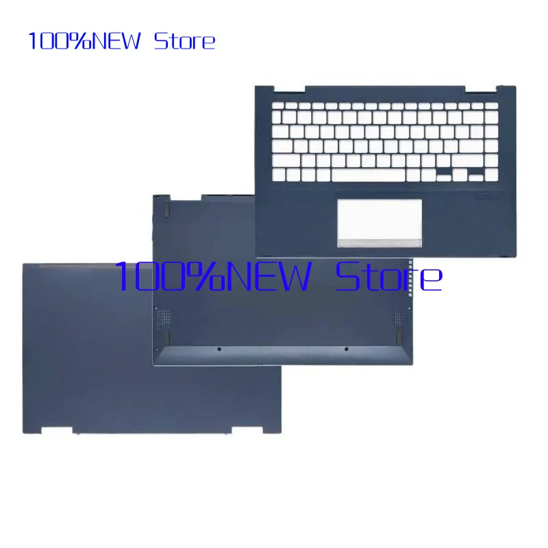 ZJ для VivoBook Flip 14 TM420 TM420IA TP420 TM420UA TM420U задняя крышка ЖК-дисплея, упор для рук, верхний корпус, нижняя нижняя крышка, синяя