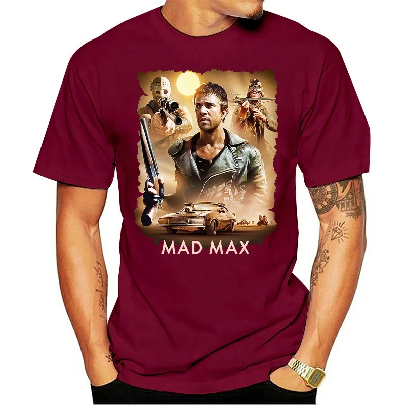 Mad Max Movie Men'S Tee Shirt Mens Streetwear Tshirt Fashion 2020 T Shirts Black Of White T-Shirts Men Clothing 2020