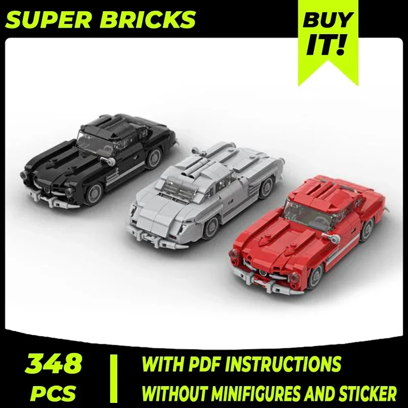 City Supercar Model Moc Building Bricks Speed Champion 300 SL Technology Modular Blocks Gifts Christmas Toys DIY Sets Assembly