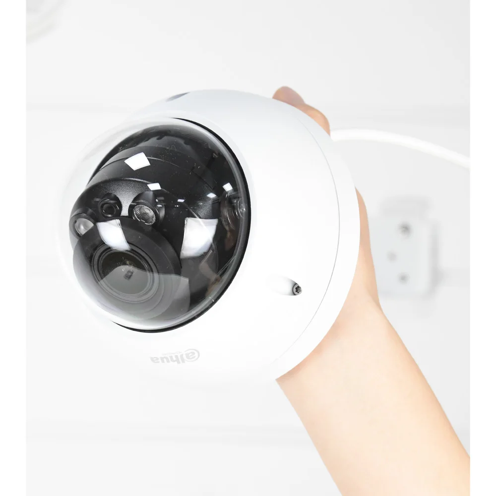 Dahua 8MP Starlight Dome IP Camera IR 5x Zoom Motorized Varifocal WizSense IVS Perimeter Protection MIC  Waterproof Vandal-proof