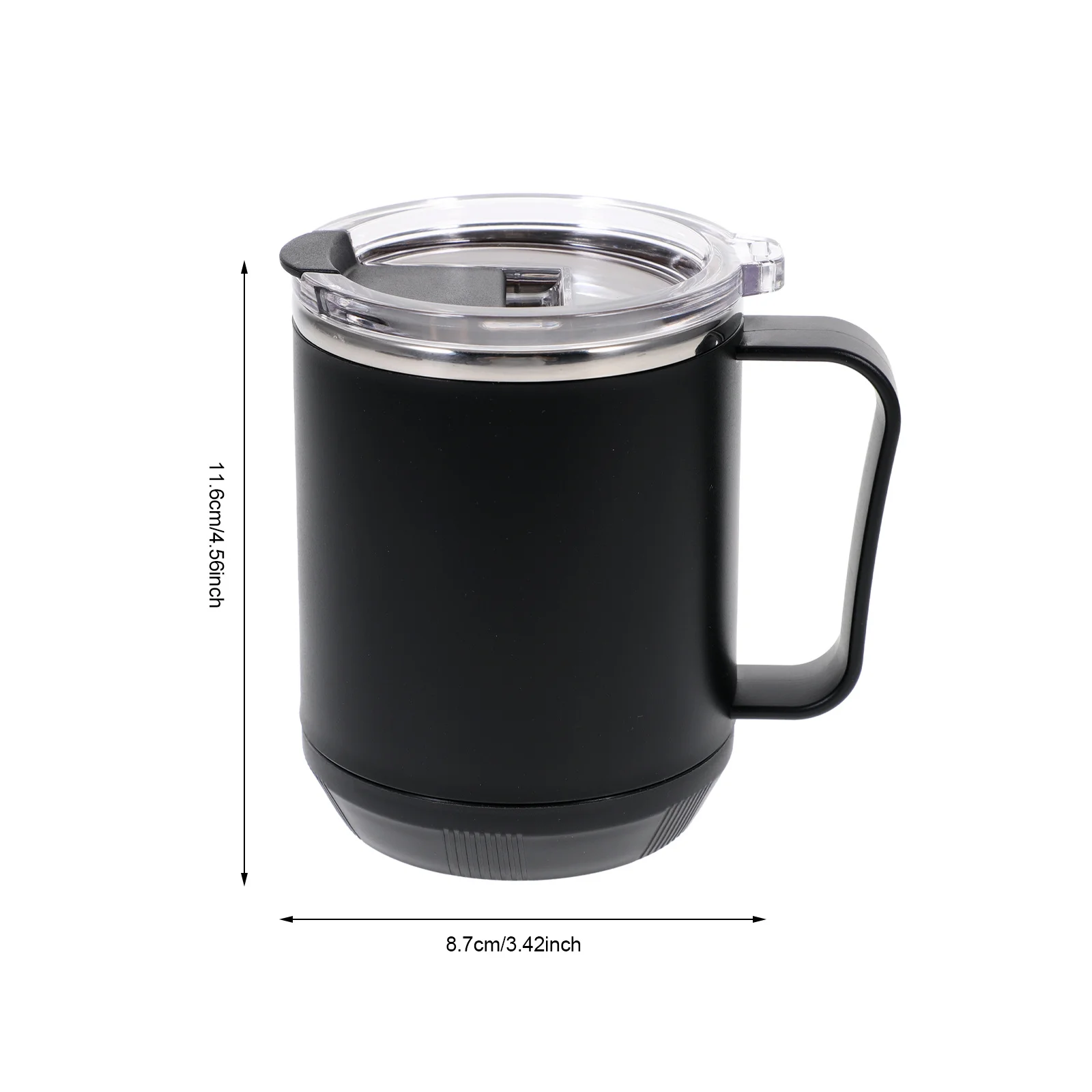 

Stainless Steel Coffee Mug Portable Rust Proof Smooth Surface Induction Heating Household Outdoor Camping Cup