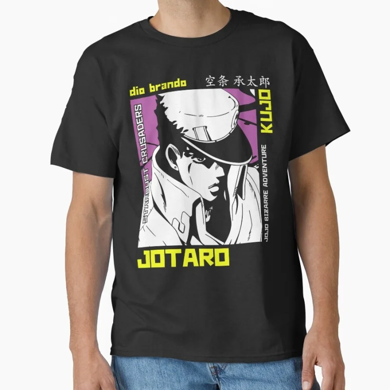 

unbreakable diamond part JoJo's Bizarre Adventure Anime Gift t shirt Manga JJBA Graphic Clothes Y2K clothing All size Tops