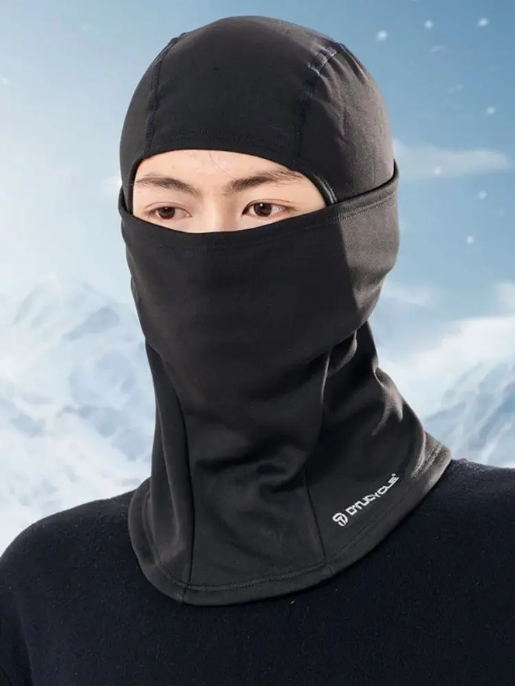 AliExpress Outdoor Sports Warm Headgear for Winter, Thickened and Fleece-Lined Face Mask for Men and Women, Suitable for Motorcycle, Bicycle, Skiing, and Cycling Neck Warmer
