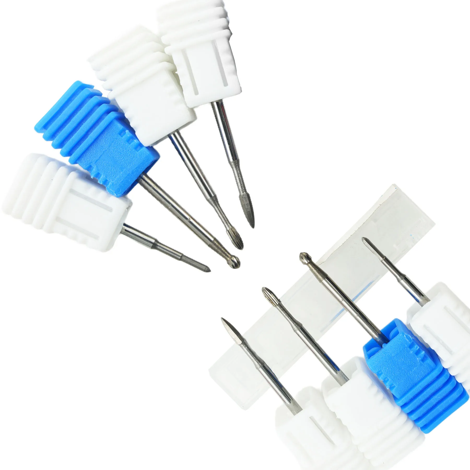 1個入り 超硬ネイルドリルビット 3/32インチ 電動ネイルマシン用 アクリルジェルネイル研磨 甘皮除去ツール