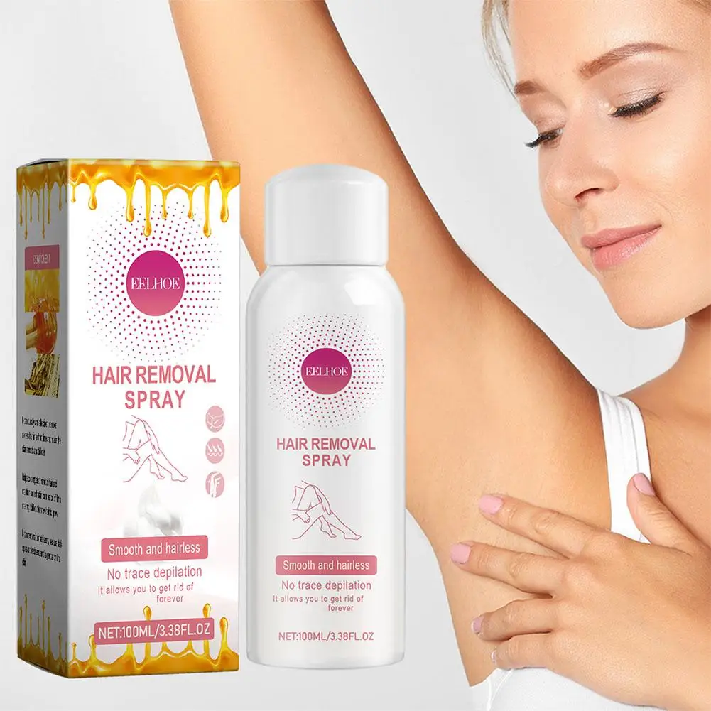 100ml Painless Hair Removal Spray Armpit Legs Arms Depilatory Private Hair Inhibitor Areas Inhibitor Growth X5Z5