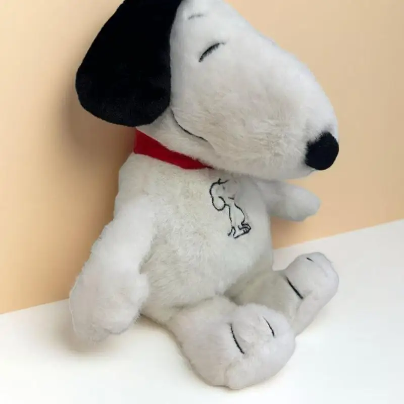 Cute Snoopys Stuffed Plush Toy Soft Furry Cartoon Dog Plushie Kawaii Animal Doll Birthday Present Home Ornament for Gift Giving