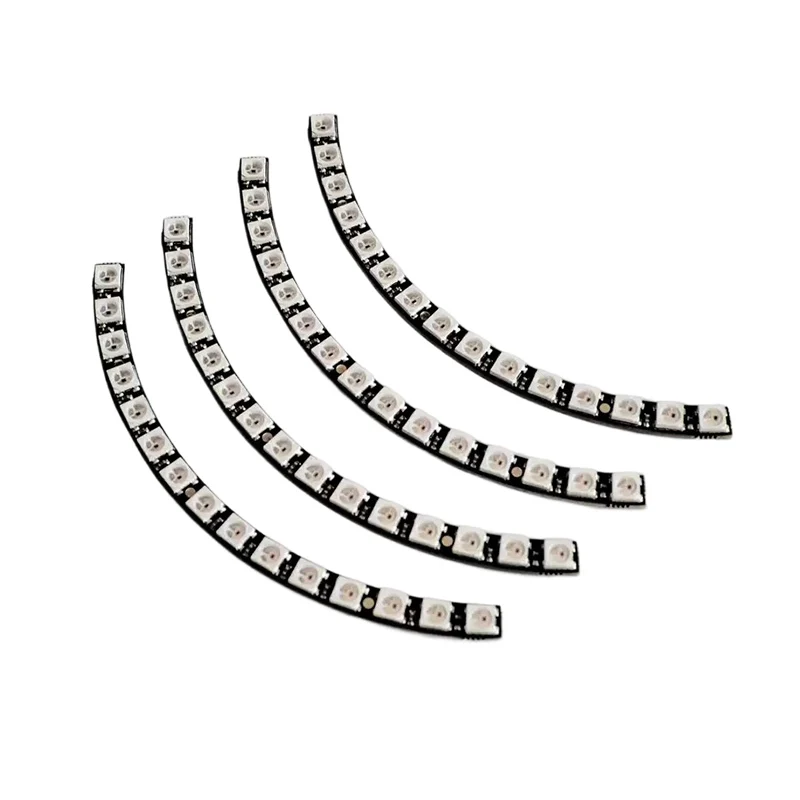 1PCS/4PCS Ring Wall Clock 60 X Ultra Bright WS2812 5050 RGB LED Lamp Panel with Integrated Drivers