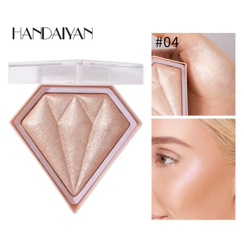 5 สี Highlighter Palette แต่งหน้า Face Contour Powder Bronzer Make Up Blusher Professional Brighten Palette เครื่องสําอาง