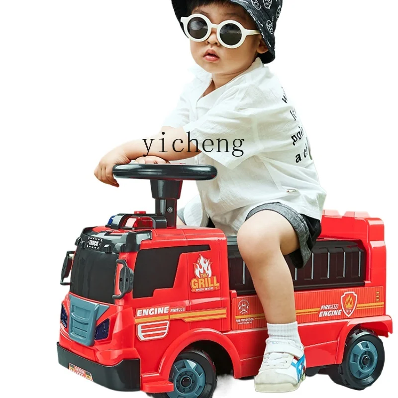 

XL Fire Truck Toy Boy Children's Engineering Water Spray Car Baby Extra Large Toy Car Large Large