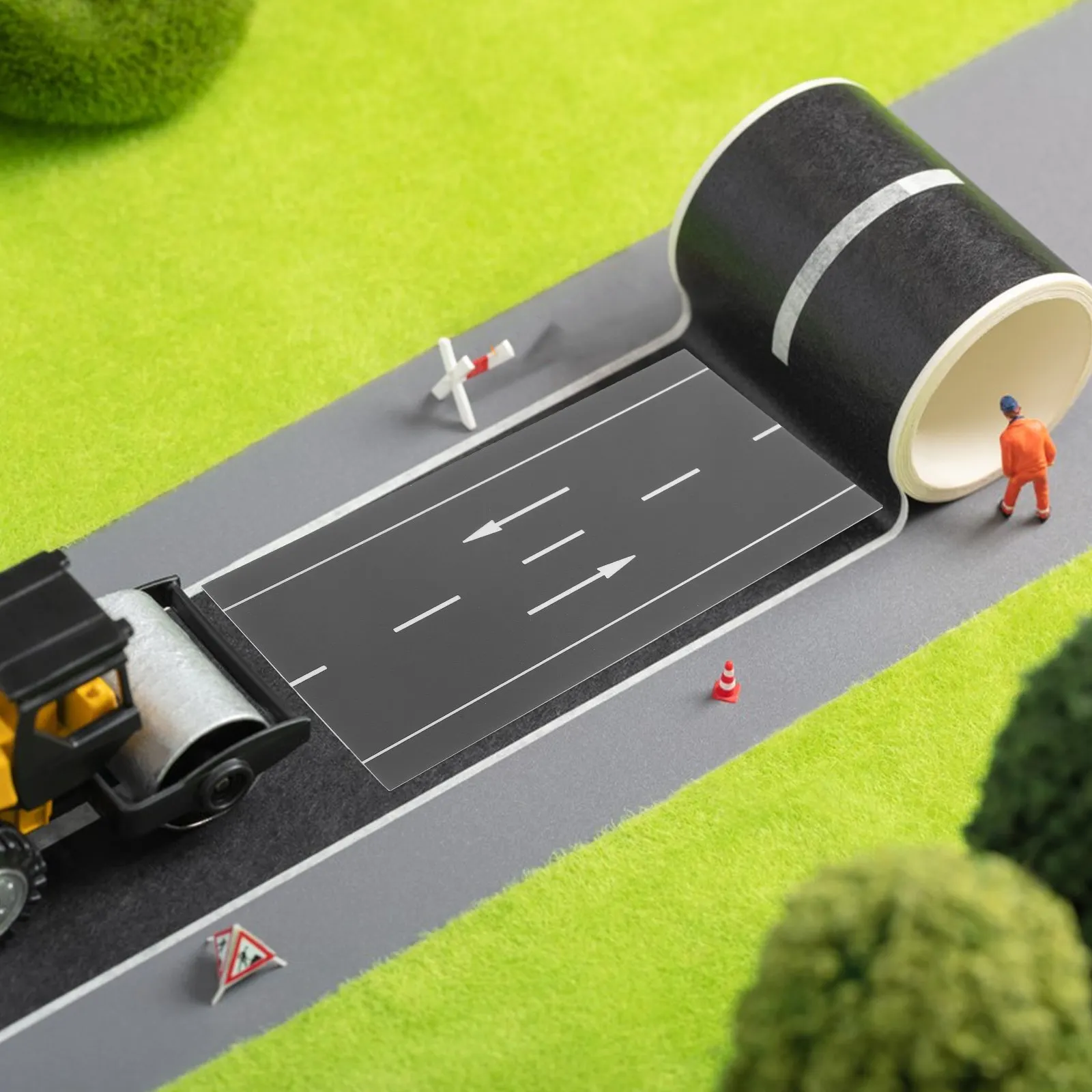 Micro Landscape Road Scene Realistic Urban Street DIY Assembly Simulation City Traffic Learning Prop Educational Play Landscape