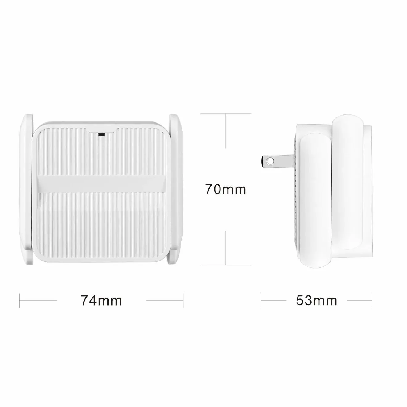 Extensor repetidor wi-fi 1200mbps, amplificador de sinal wi-fi, banda dupla 2.4g/5.8ghz, amplificador de sinal wi-fi com 4 antenas