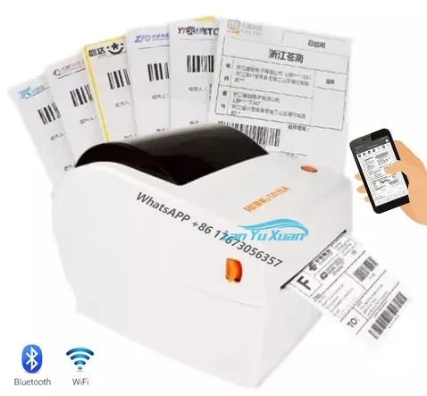 RONGTA 203dpi Desktop Thermal Barcode Printer 4x6 120mm Shipping Label  with Bluetooth