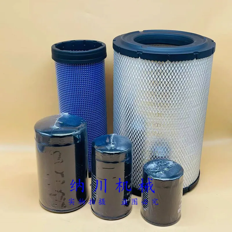 Excavator Hitachi ZAX200-6 oil filter element diesel filter element hydraulic return oil inlet oil pilot filter