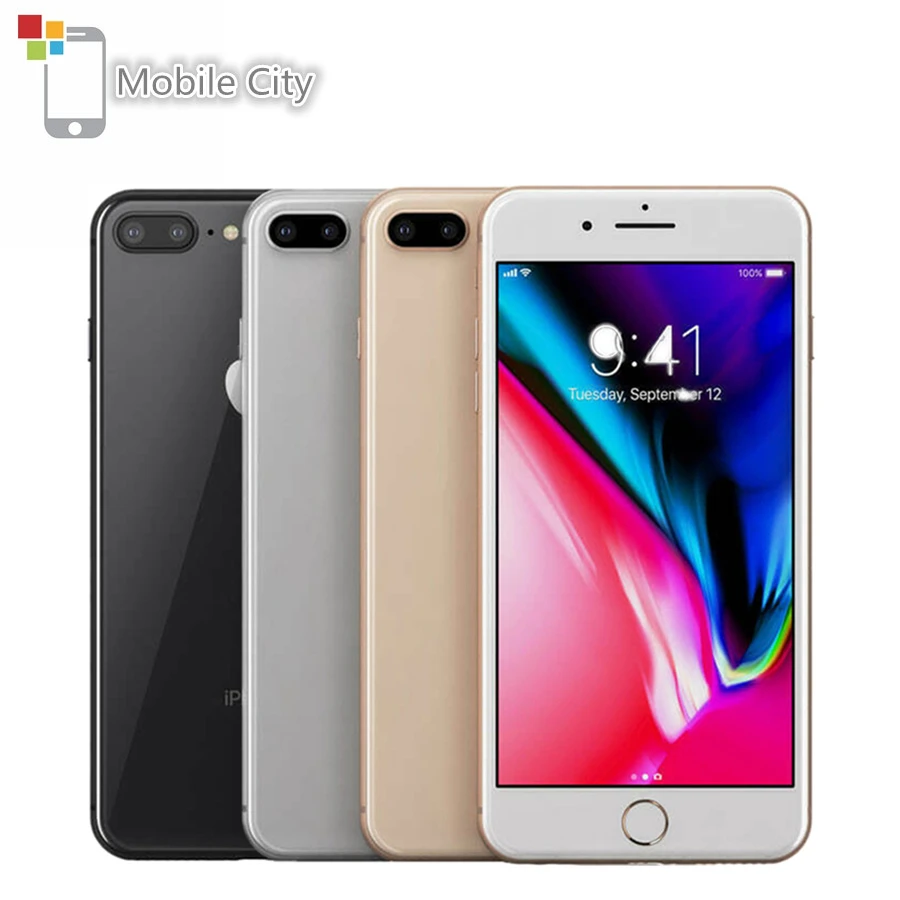 

Apple iPhone 8 Plus Used Cellphone Original iOS Hexa Core 3GB RAM 64/256GB ROM 5.5" 12MP Fingerprint 2691mAh 4G LTE Mobile Phone