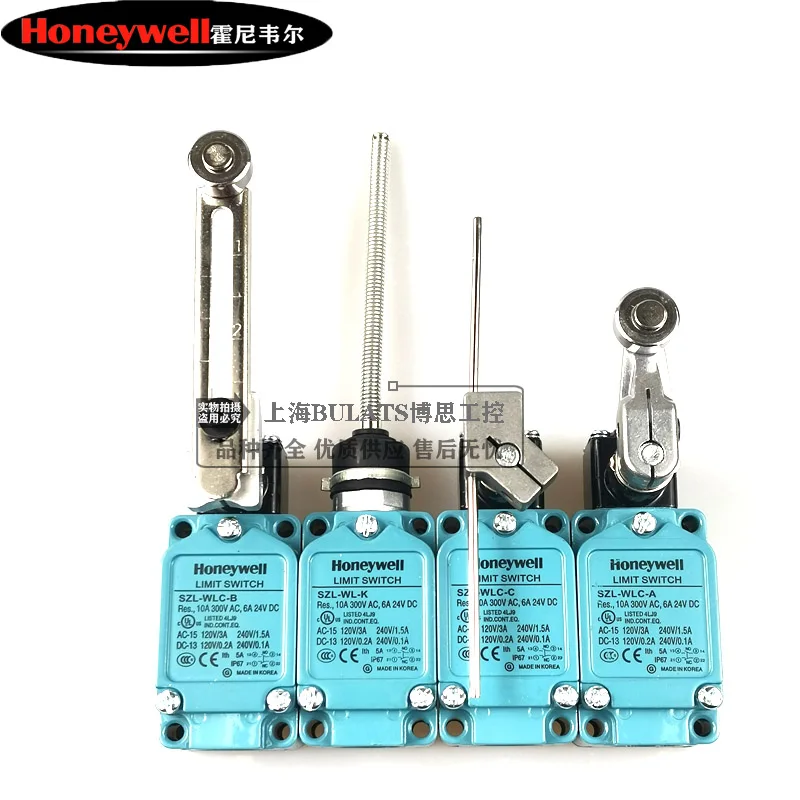 

Honeywell Travel Limit Switch SZL-WL-A SZL-WLC-B SZL-WL-B K C D E F P