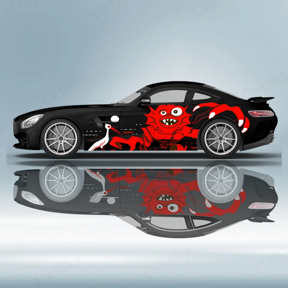 

Виниловые наклейки для автомобиля Strange Monster, самоклеящаяся наклейка из ПВХ, подходит для грузовиков, внедорожников, украшения, автоаксессуары, подарок