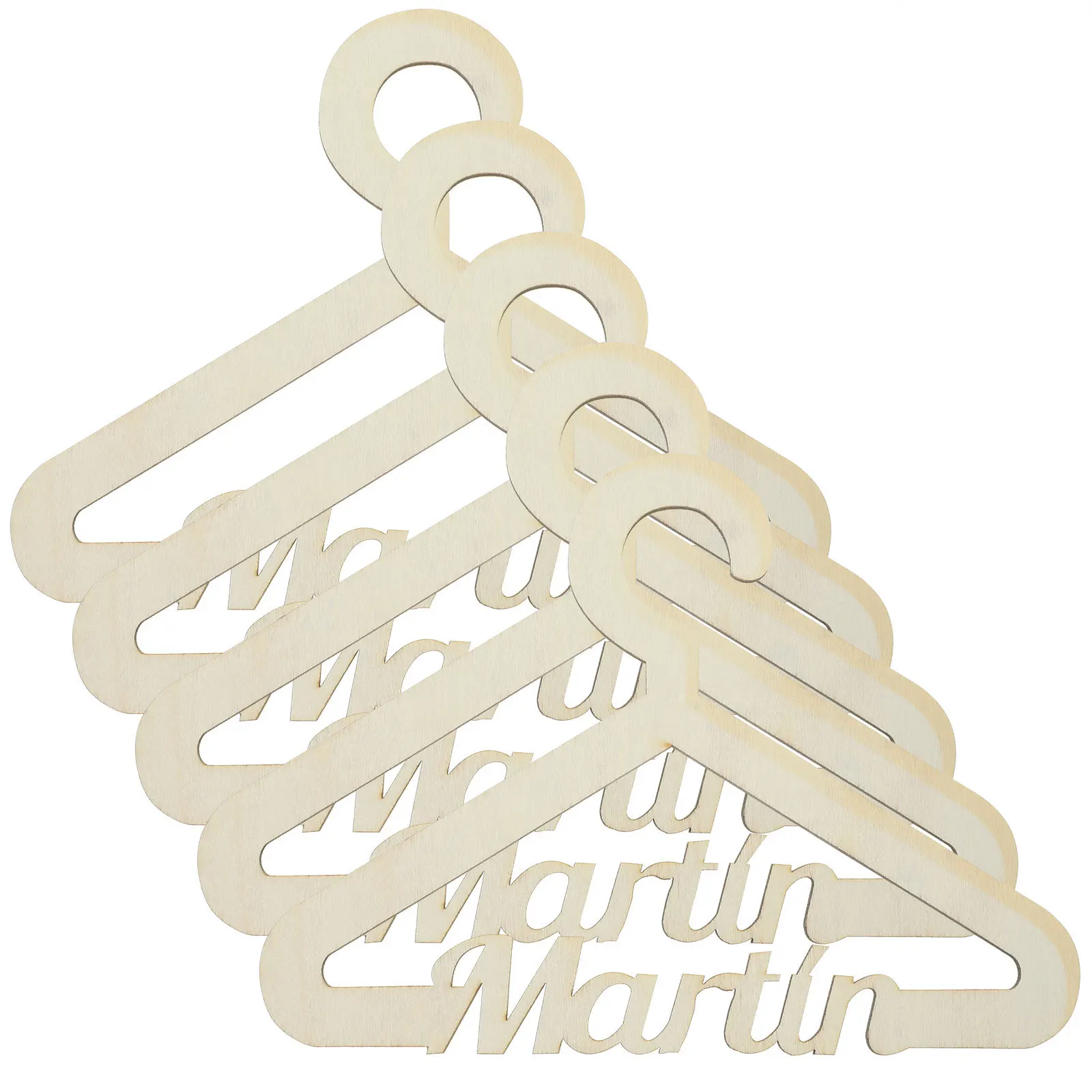 

5Pcs Wooden Baby Closet Hangers Kids Clothes Organizer Smooth Finish Nursery Clothes Hangers Wooden Kids Hanger