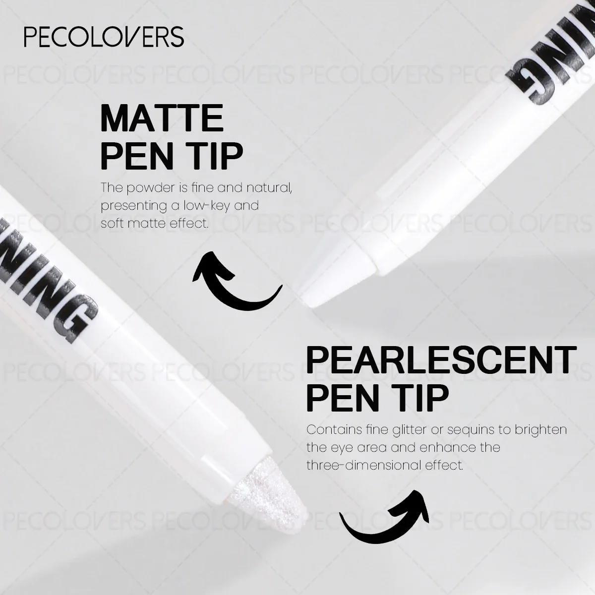 1개 방수 글리터 쉬머 아이섀도우 스틱 - 펄 하이라이터 펜, 눈에 띄는 아이 스타일에 이상적