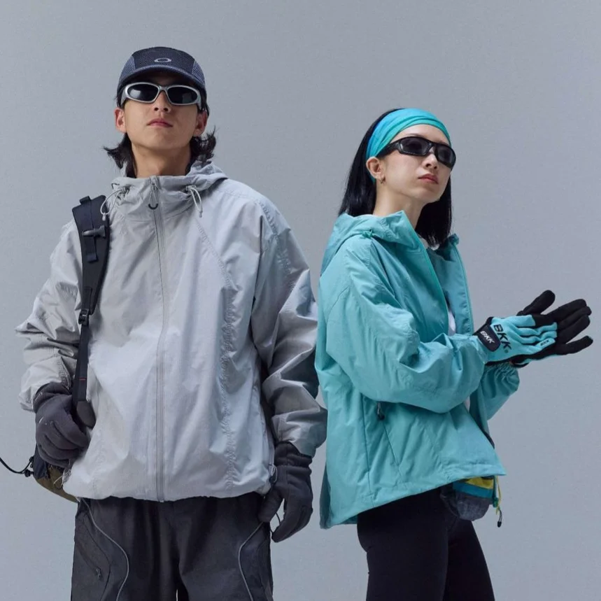 

Outdoor Windproof Waterproof Hiking Jaet Men's Loose Fit Long Sve Stand Collar Regular Thin Polyester Nylon Cosi...