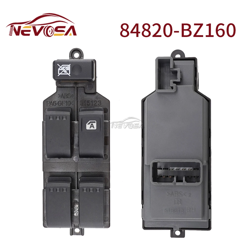 

NEVOSA 84820-BZ160 For PERODUA MYVI AXIA ICON VIVA ALZA Main Power Window Control Lifter Switch Auto RHD Car Right Hand Driver