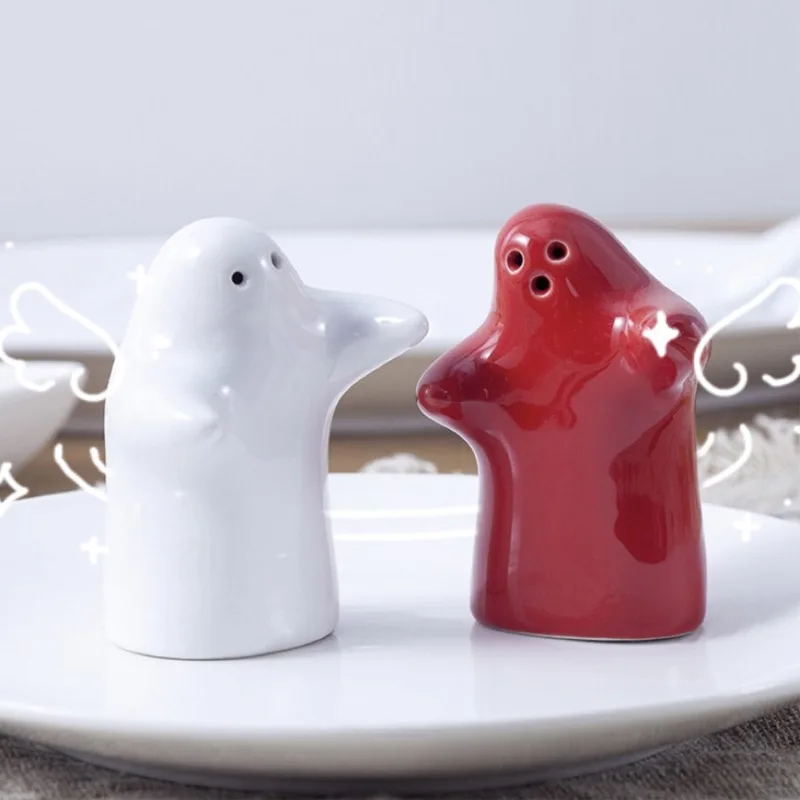

Creative Warm Hug Little People Pepper Salt Jar Seasoning Jar Ceramic Seasoning Bottle Kitchen Solid Color Seasoning Can ZF626