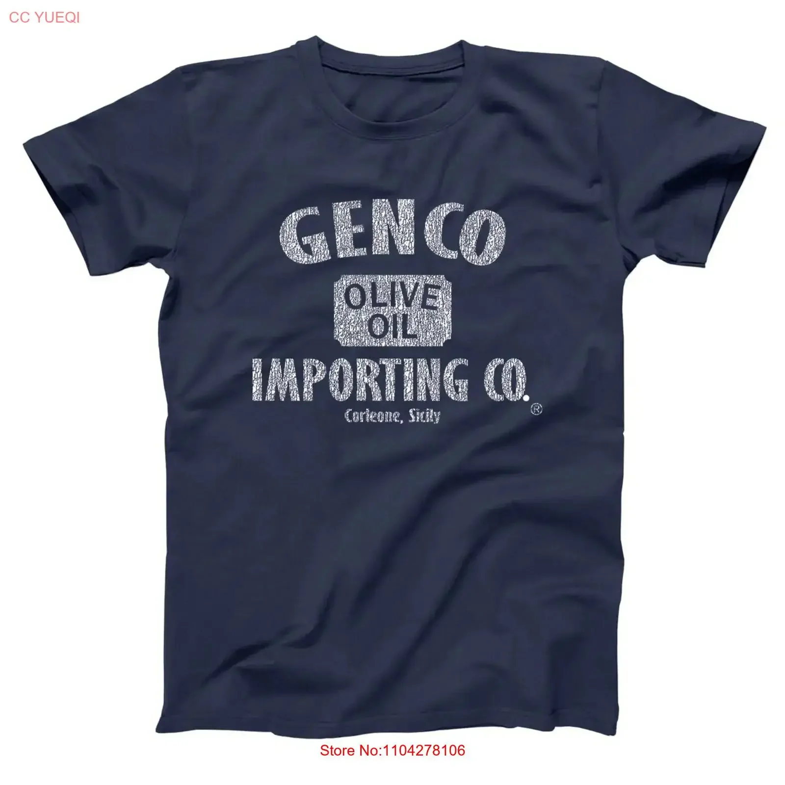 Camiseta Genco Olive Oil Company, estilo retrô anos 80, filme italiano, orgulho italiano, presente para o Padrinho, tamanhos XS a 6X, vintage, lavada, confortável e elástica.