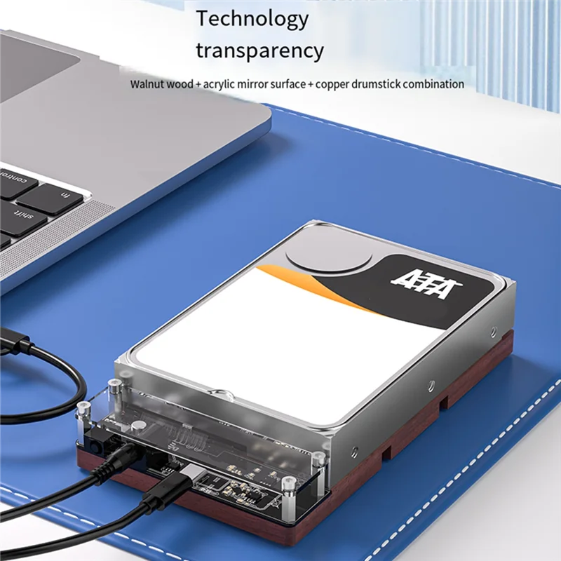 【أدوات منزلية!】ترقية حافظة قرص SAS/SATA HDD SSD مقاس 2.5/3.5 بوصة لعلبة القرص الصلب SAS SATA إلى USB 3.0 HDD Docking Statio