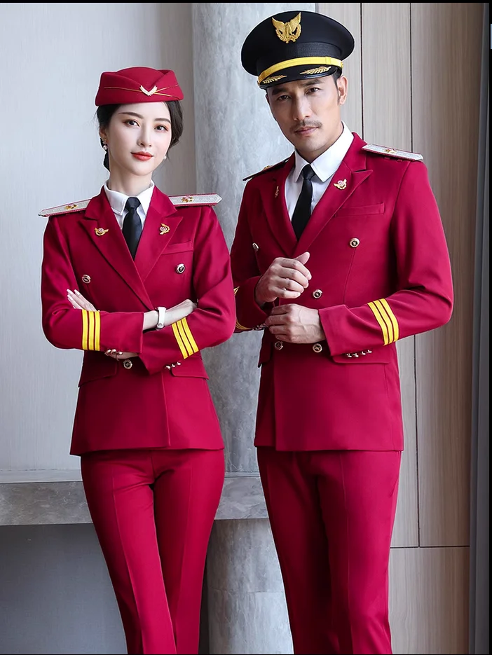 Work uniform for men and women, spring and autumn professional suit