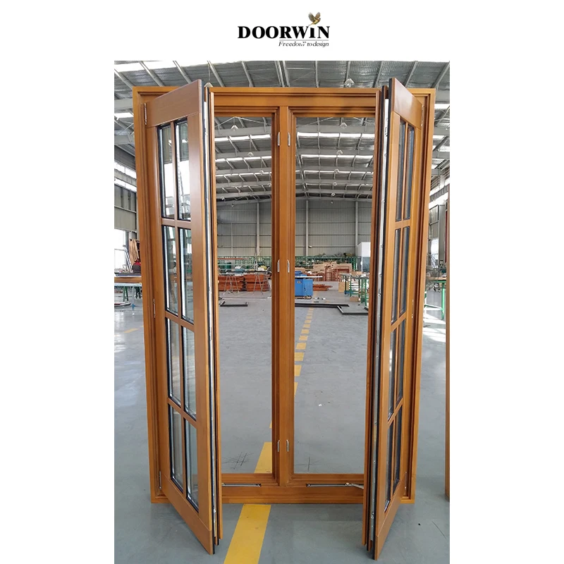 Ventanas de aluminio de tamaño personalizado, ventana francesa de diseño moderno, madera Exterior baja e