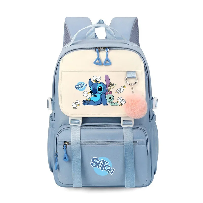 2024 New Stitch Innovate Printed Schoolbag Primary School Junior High School Students Backpack Large-capacity Leisure Backpack