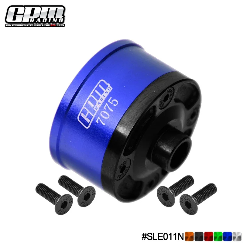 GPM Medium Carbon Steel+Alu 7075 Front/Middle/Rear Diff Case For TRAXXAS Sledge RC