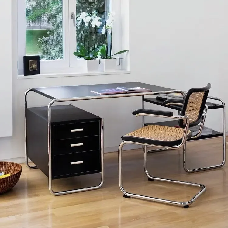 stainless steel long table with drawers, desk storage, computer desk, work table