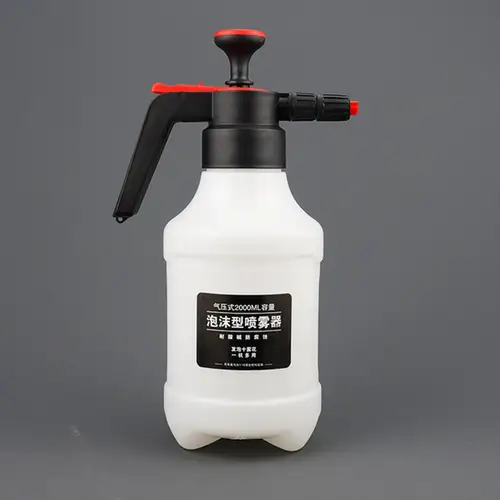 Imagen 2 del producto Bomba de mano para coche, pulverizador de espuma a presión, presión de una sola mano, 2000ml, pulverizador de plantas de jardín, espuma para lavado de coches para césped y jardín