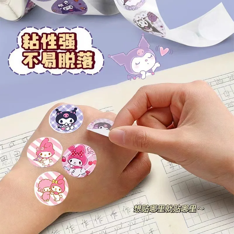 500 pçs/kawaii crianças adesivos dos desenhos animados anime kuromi recompensa paster copo de água mochila computador decoração papelaria adesivo