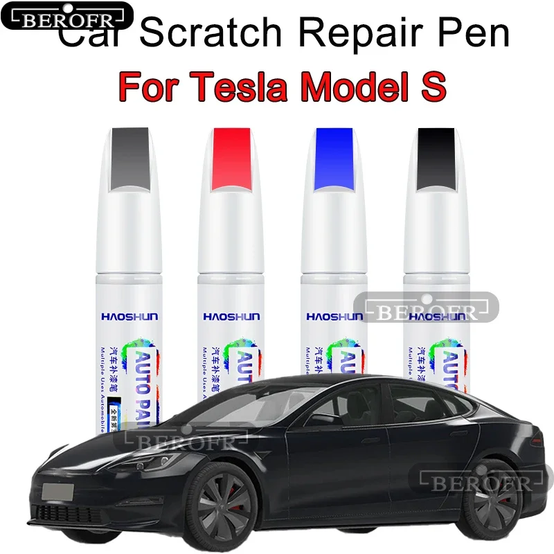 

Для Tesla Model S ручка для рисования, аксессуары для модификации, автомобильная краска, ремонт царапин, средство для удаления царапин, набор для ремонта краски