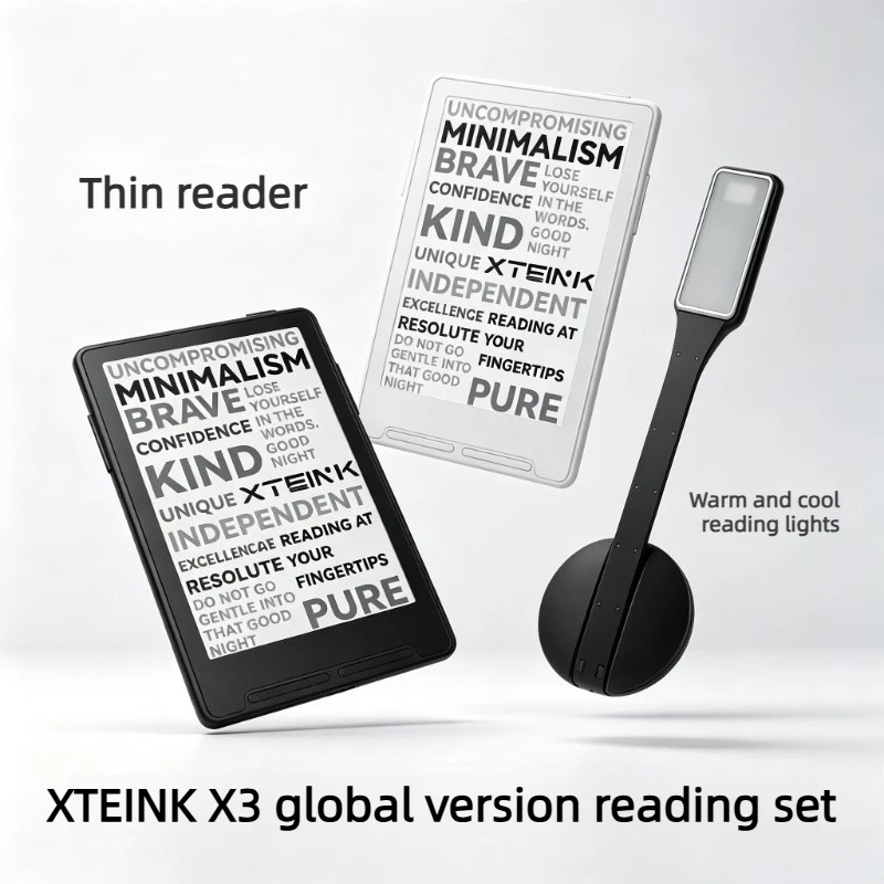 Global Version XTEINK X3 E-ink E-Book Readers Multi Language with Reading light 3.7