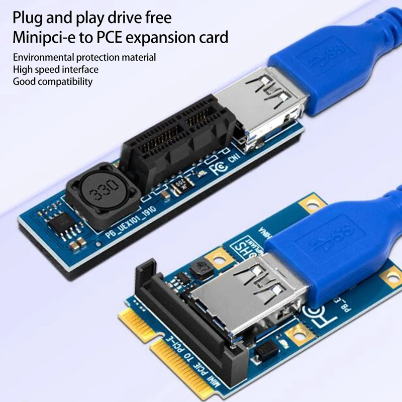 미니 PCIE-PCI-E 확장 카드, PCI-E 라이저 카드, SATA 전원 커넥터, USB3.0 케이블, PCIE 확장기